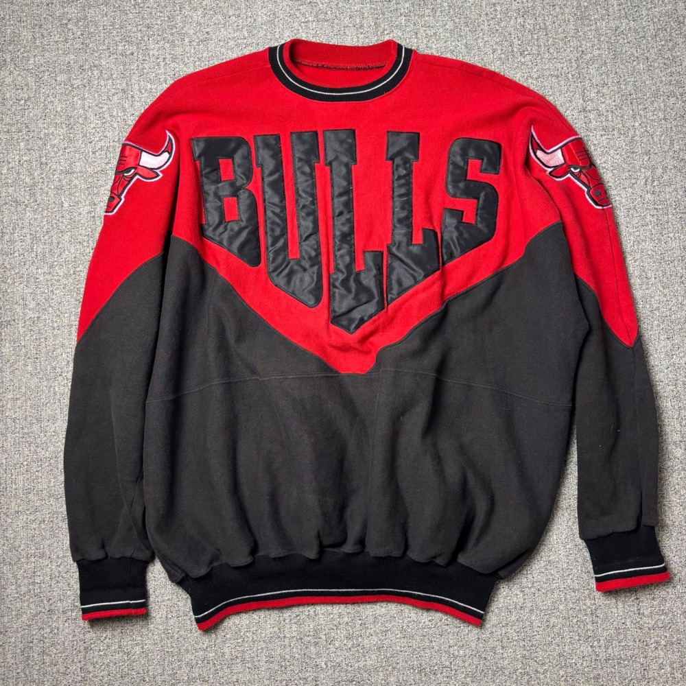 Chicago Bulls Vintage Legends Athletic Sweatshirt Mens XXL Red Made in USA